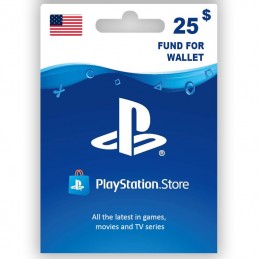 PlayStation Store 25 Dollars USA United States America