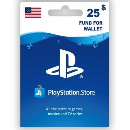 PlayStation Store 25 Dollars USA United States America