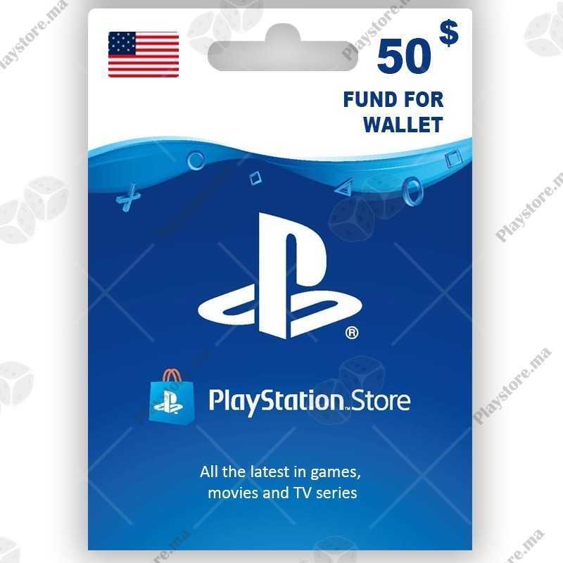PlayStation Store 50 Dollar USA