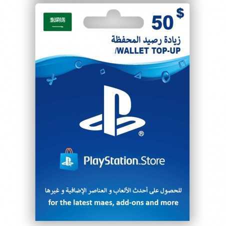 PlayStation Store 50 KSA Arabic Saudi