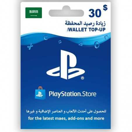 PlayStation Store 30 KSA Arabic Saudi