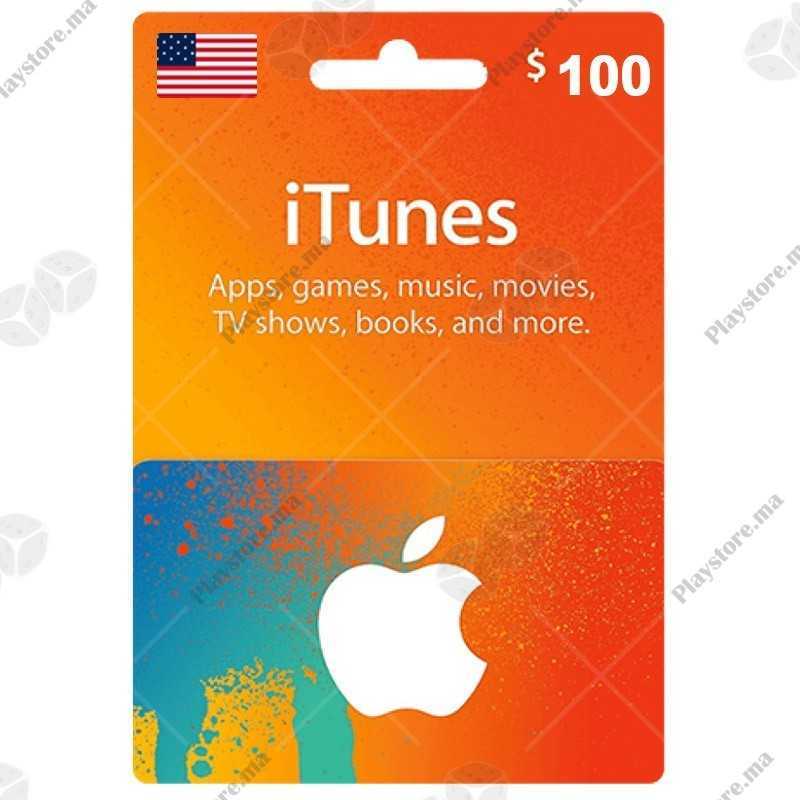 iTunes Store 100 Dollars USA United States America