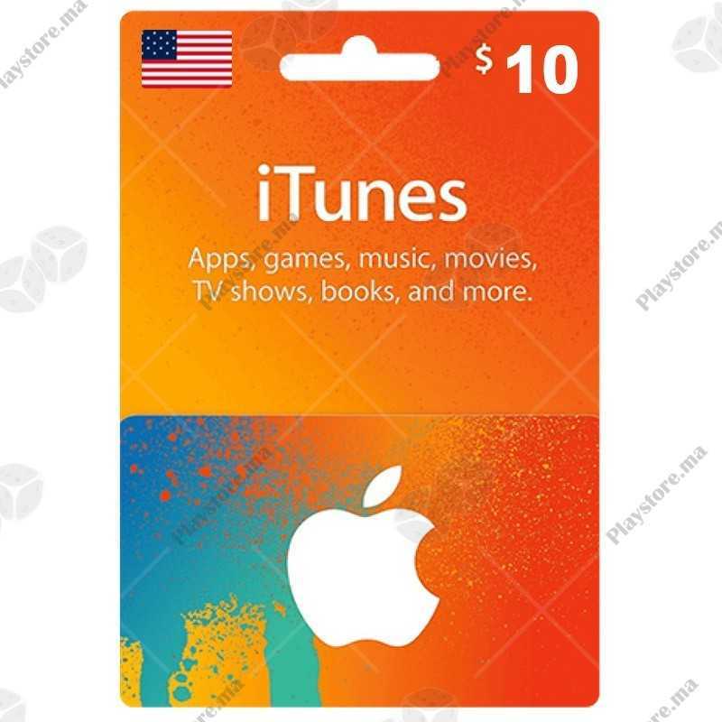 iTunes Store 10 Dollars USA United States America