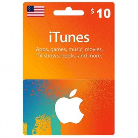 iTunes Store 10 Dollars USA United States America