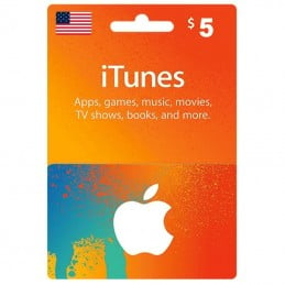 iTunes Store 5 Dollars USA United States America