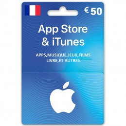 iTunes store بطاقة الشحن 50 يورو