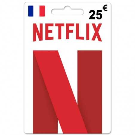 Netflix 25 Euro France