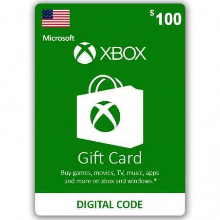 Xbox Live 100 Dollars USA