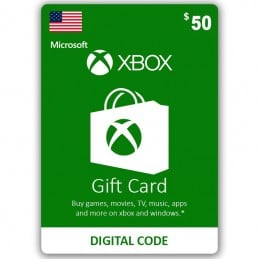 Xbox Live 50Dollars USA