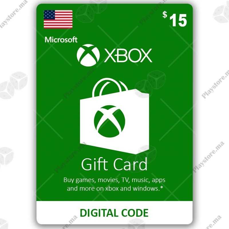 Xbox Live 15 Dollars USA