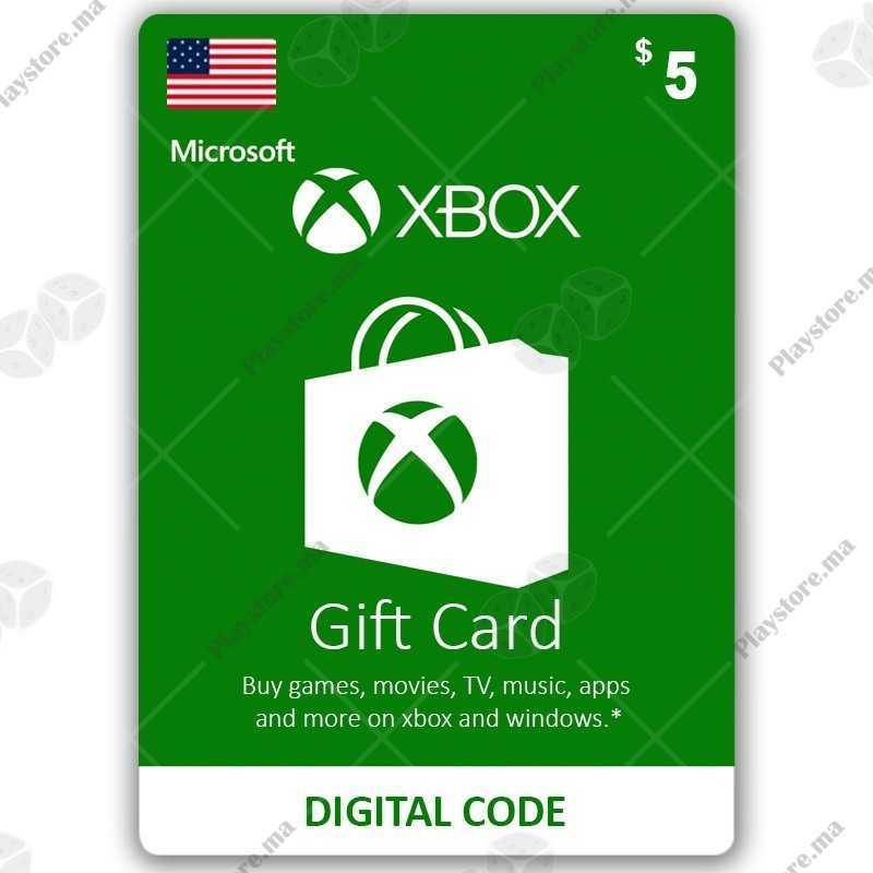 Xbox Live 5 Dollars USA