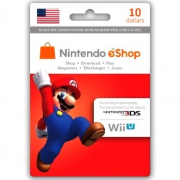 Nintendo eShop 10 Dollars USA