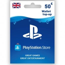 PlayStation Store £50 UK United Kingdom