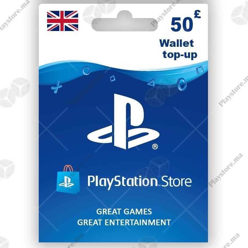 PlayStation Store 50£ UK United Kingdom