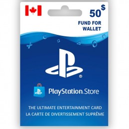 PlayStation Store 50 Dollar CAD Canada
