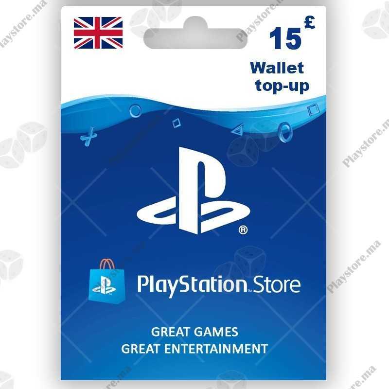 PlayStation Store 15£ UK United Kingdom