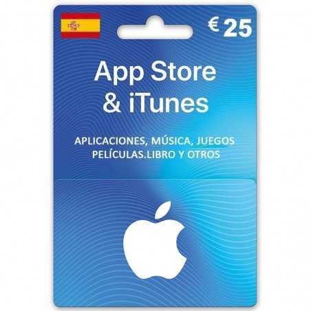 App Store & iTunes 25 Euro Espagne