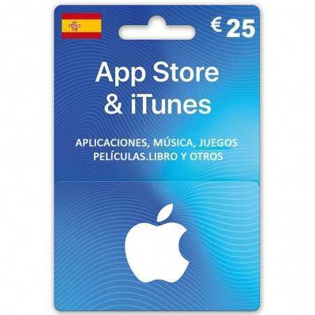 App Store and iTunes 25 Euro Spain