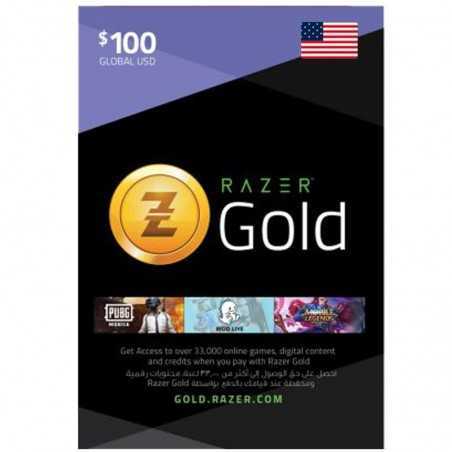 Razer Gold 100 Dollars USA