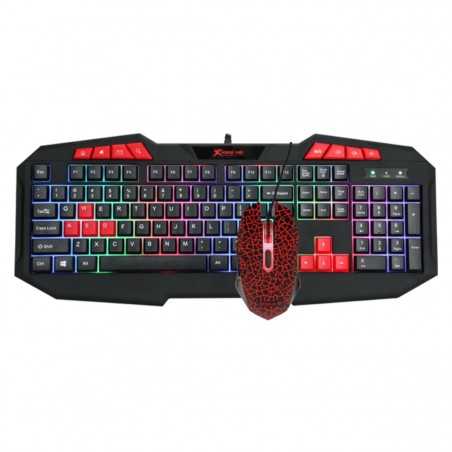 Xtrike Me Clavier Et Souris De Jeu Retro Eclaire Mk 503 Kit - souris optique sans fil avec récepteur usb roblox