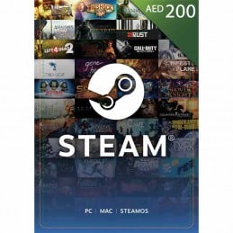 Steam Gift Card AED 200