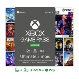 Abonnement Xbox Game Pass Ultimate - 3 Mois - Xbox / PC Windows 10 / Android