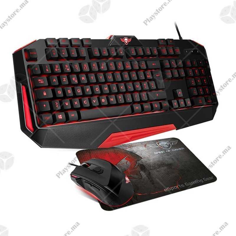 Keyboard Pack Mouse Carpet Spirit Of Gamer PRO-MK3