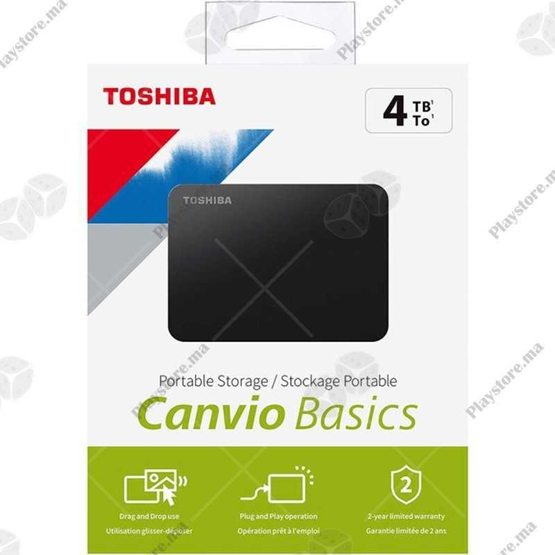 Disque Dur EXTERNE Toshiba CANVIO BASICS 4 TO / TB USB 3.0