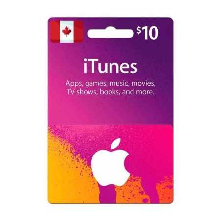 App Store et iTunes 10$ CAD Canada