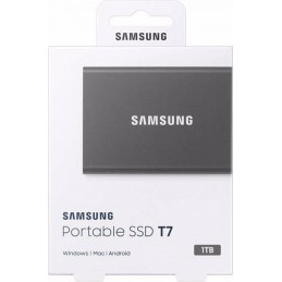 Disque Dur externe SSD Samsung T7 MU-PC1T0T 1050 Mo/s