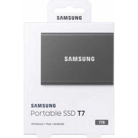 Disque Dur externe SSD Samsung T7 MU-PC1T0T 1050 Mo/s