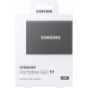 Samsung T7 MU-PC1T0T/WW | Disque SSD externe portable 1 To - USB 3.2 - Sécurisation par mot de passe - 1050 Mo/s