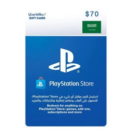 PlayStation Store 70 KSA Arabic Saudi