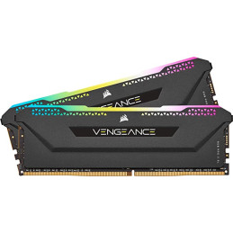 RAM Corsair Vengeance RGB Pro SL (2x8GB) 16GB DDR4 3200 C16 Noire