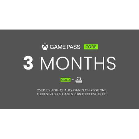 Xbox Game Pass Core 3Mois USA