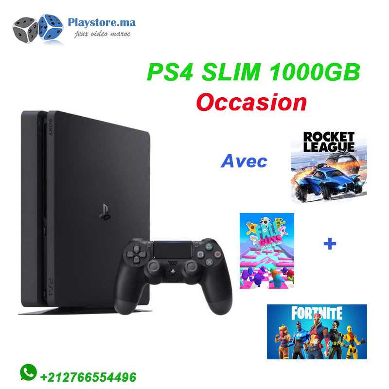 Sony, Pack PS4 Fortnite, Console PlayStation 4 Slim 500 Go + 1 Manette  Sans les Prix d'Occasion ou Neuf