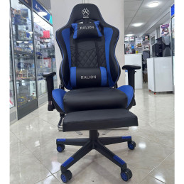 Chaise Gamer RALLION Noir-Bleu