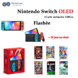 Nintendo Switch OLED Flashée