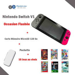 Nintendo Switch V1 Occasion Flashée