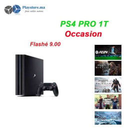 PS4 Pro 1To Noir Occasion Flashée 9.00