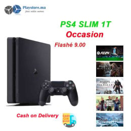PS4 Slim 1To Noir Occasion Flashée