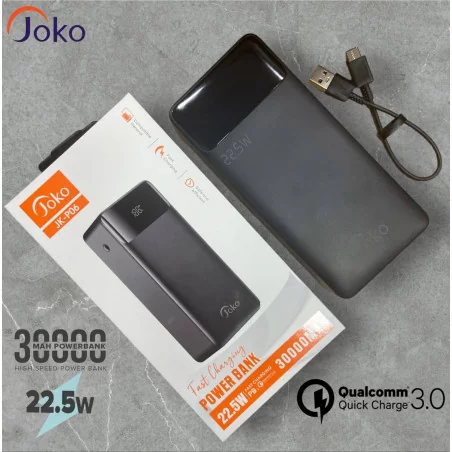 JoKo PowerBank 30 000 mAh avec Charge Rapide JK-P06