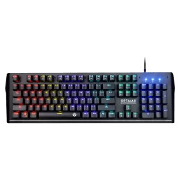 Microkingdom MK885 Optimax Gaming Keyboard Rainbow Backlit Keyboard