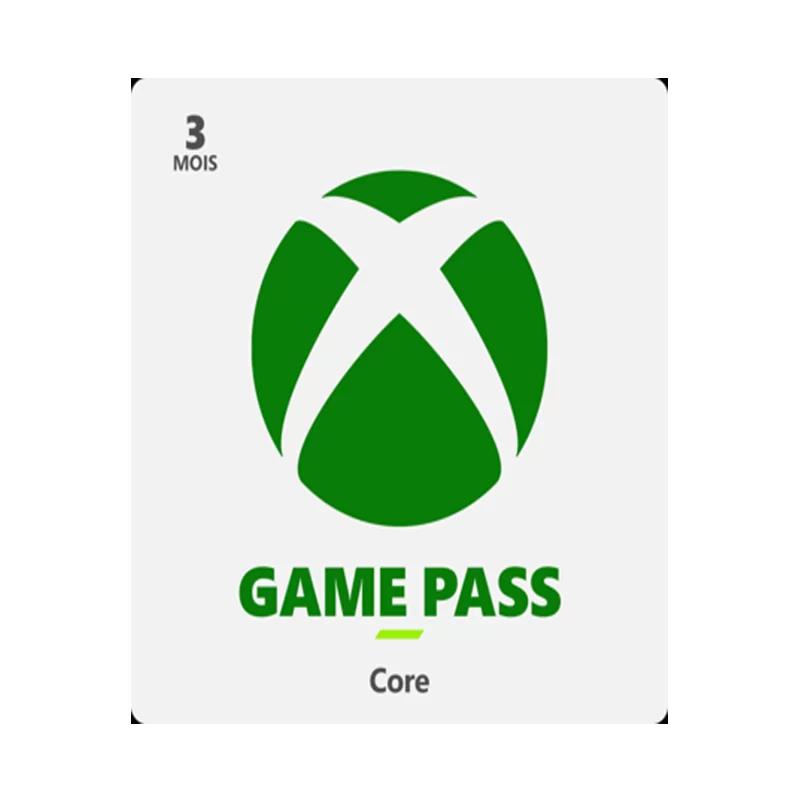 Xbox Game Pass Core 3moisMAD250.00