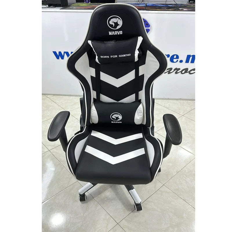 Chaise Gaming Marvo CH-106 Blanc Noir