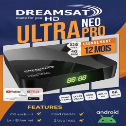 TV BOX DreamSat 4G Ram 32G Android 12