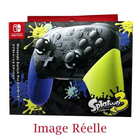 Manette nintendo switch pro édition splatoon 3