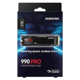 Samsung SSD 990 Pro NVMe M.2 Pcie 4.0 7 450 Mo/s