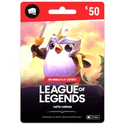 Carte cadeau League of Legends 50€