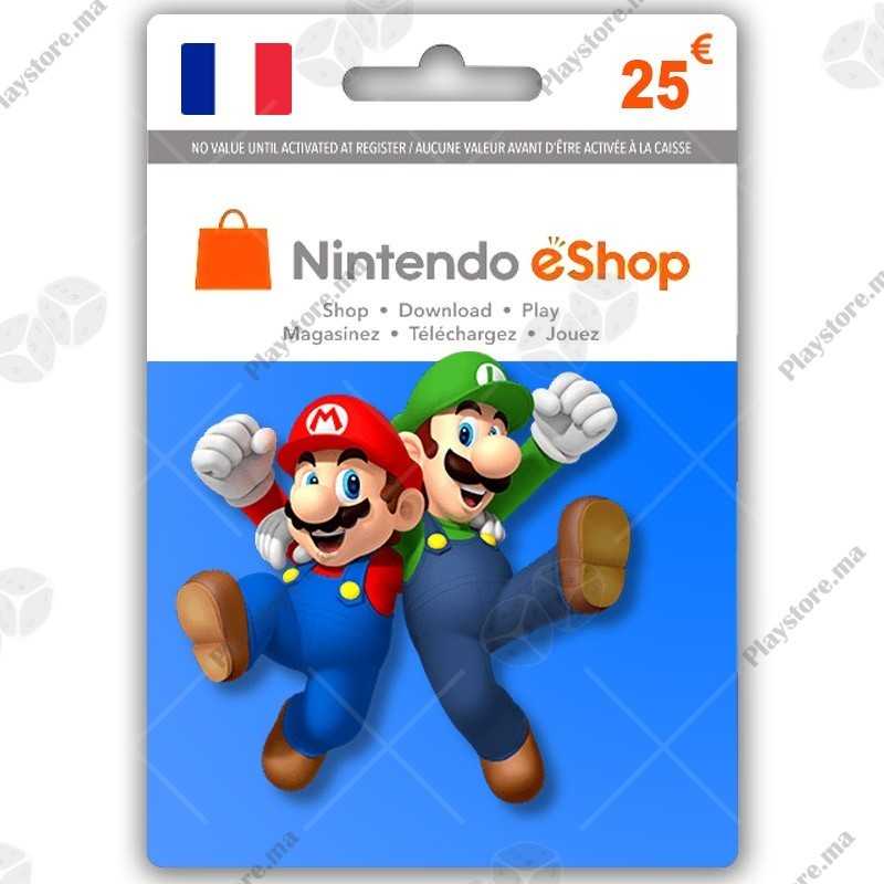 Nintendo eShop 25 Euro